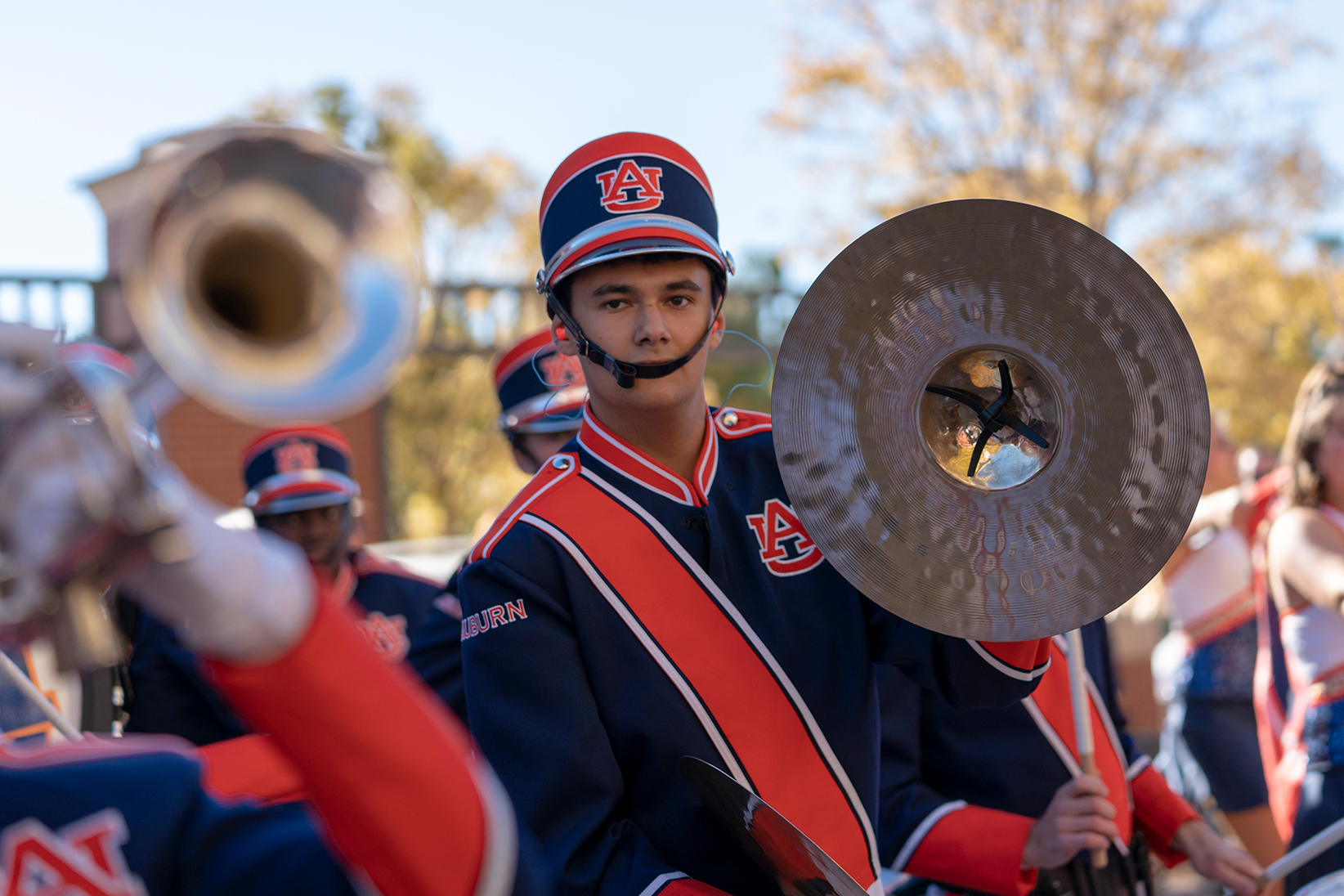 In Uniform with Cymbals