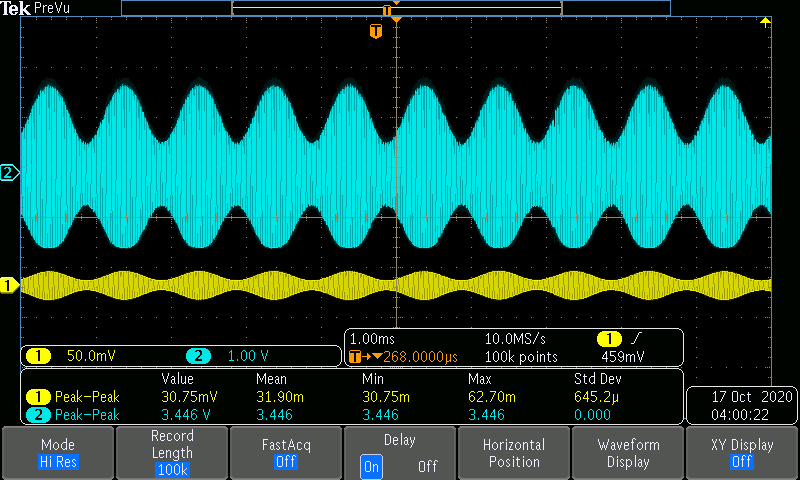 \(R_L = 1M\Omega\)